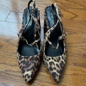 BC Footwear Leopard Print Heels